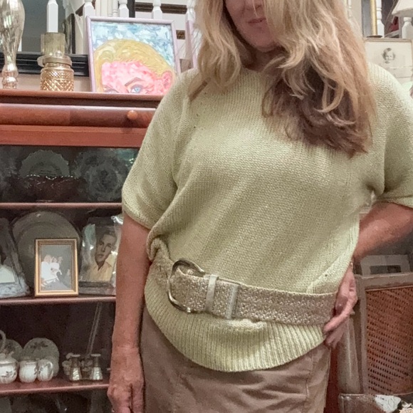 Gap Tan Corduroy Skirt Mid Length 1969 size 12 - Picture 12 of 12